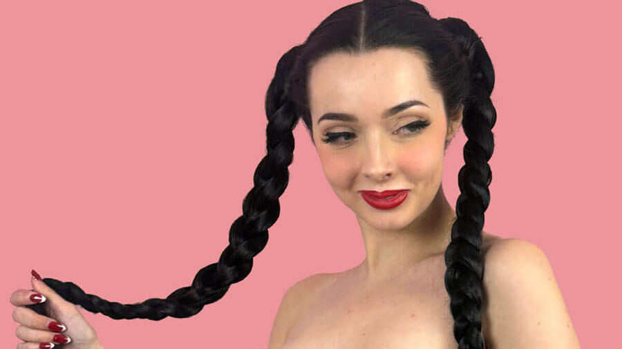 Martha - Our new double plaited ponytails!