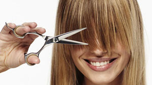 Hair being cut