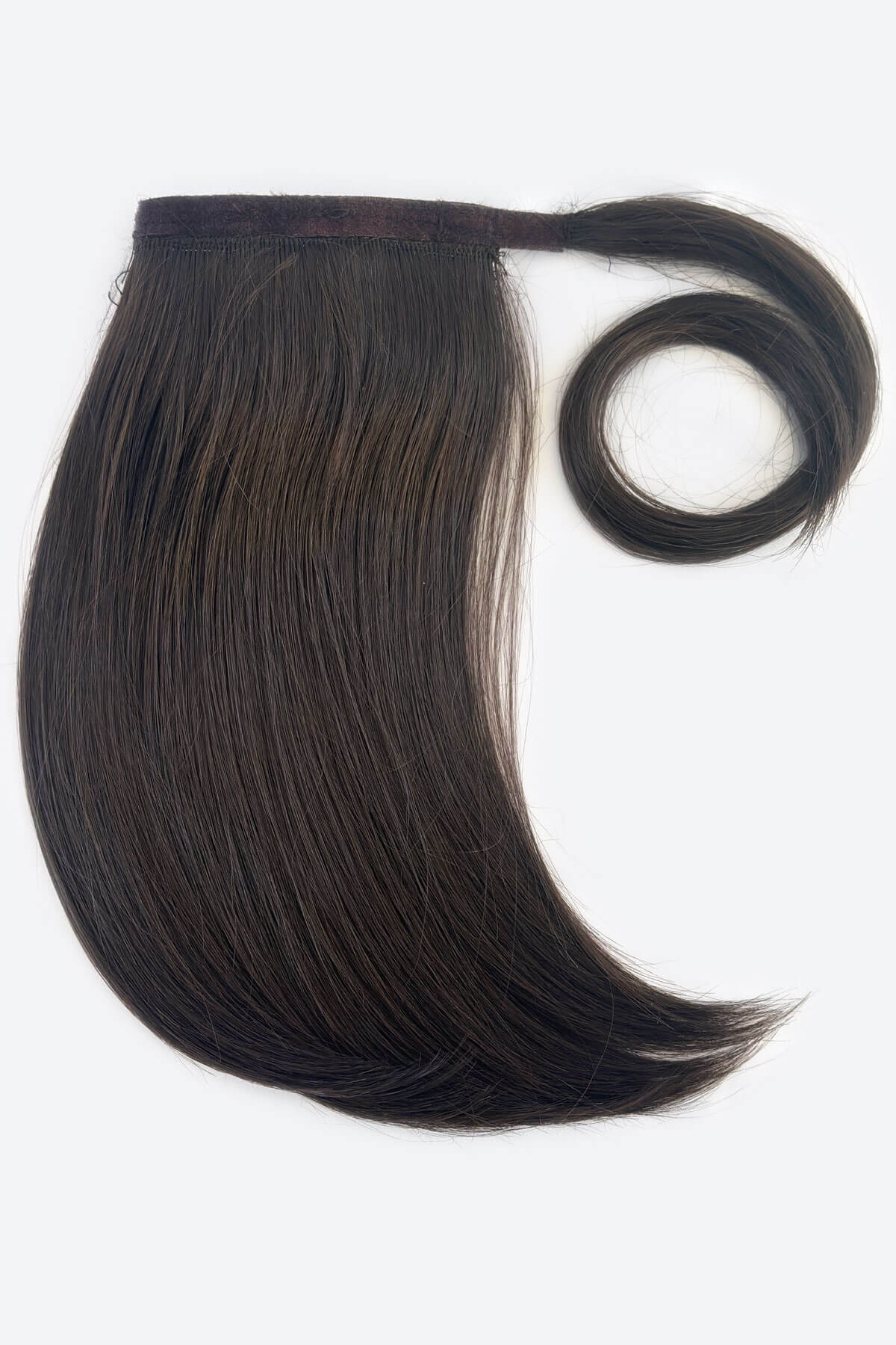 Sleek ponytail extension hairpiece, Flexihair: Jasmin brown 6