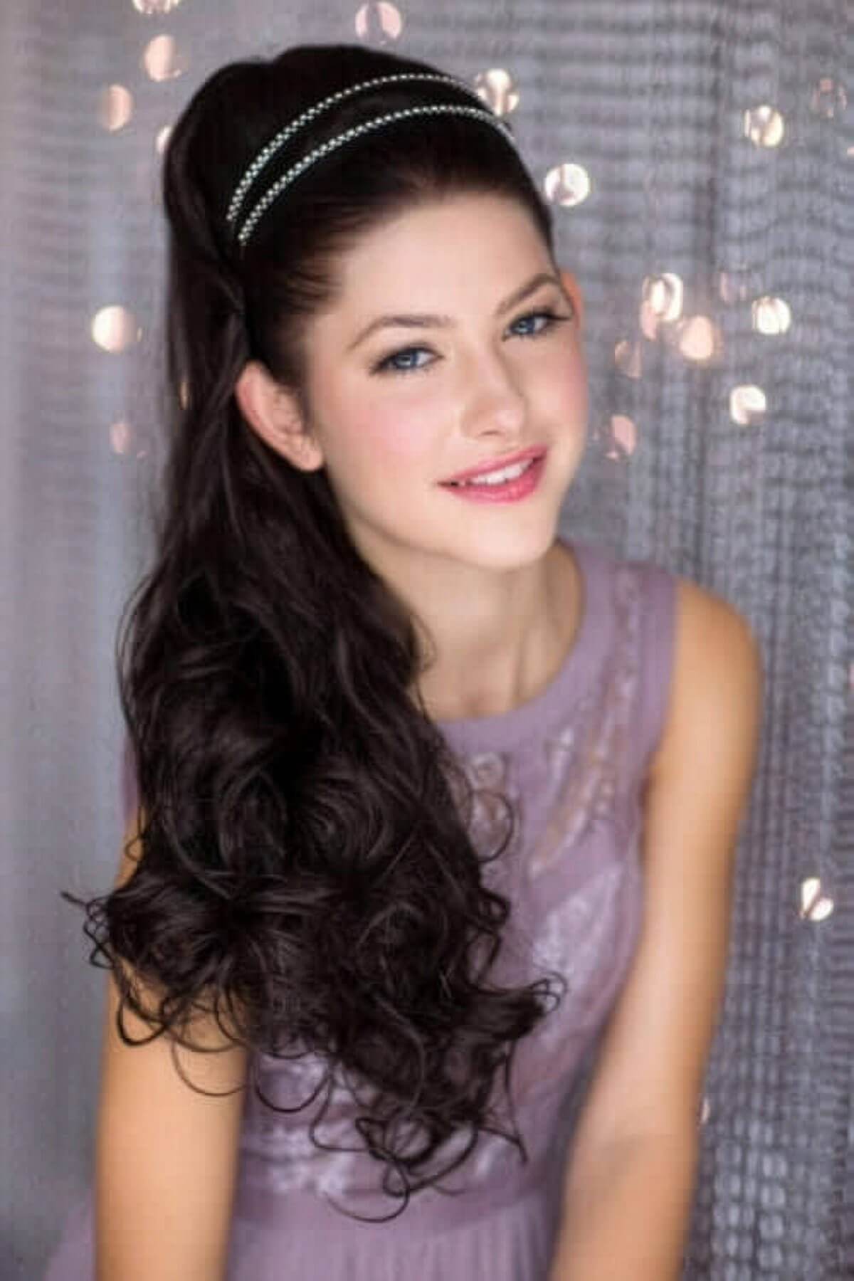 Extension clip on long ponytail hairpiece, curly: Sara dark chocolate brown 6