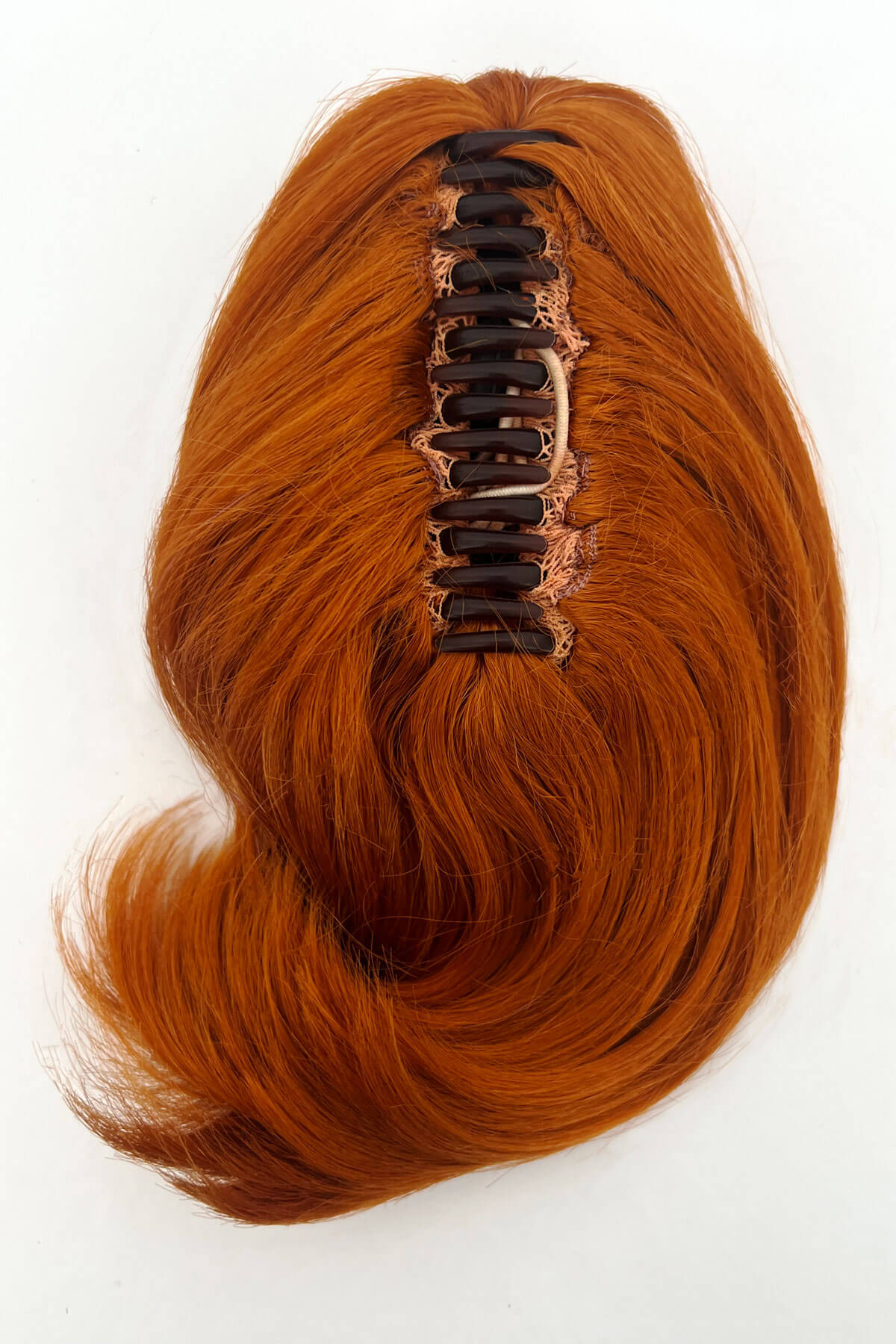 Mannequin with short beehive ponytail hairpiece: Sherri ginger