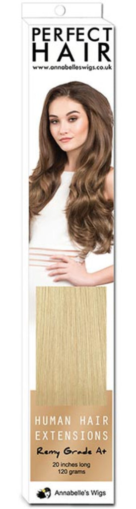 Human Hair Extensions, remy hair blonde 60