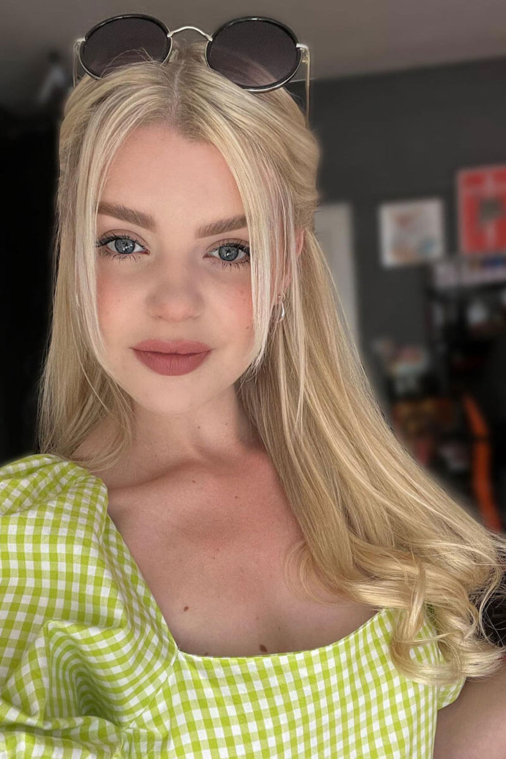 Human Hair Extensions, remy hair blonde 60