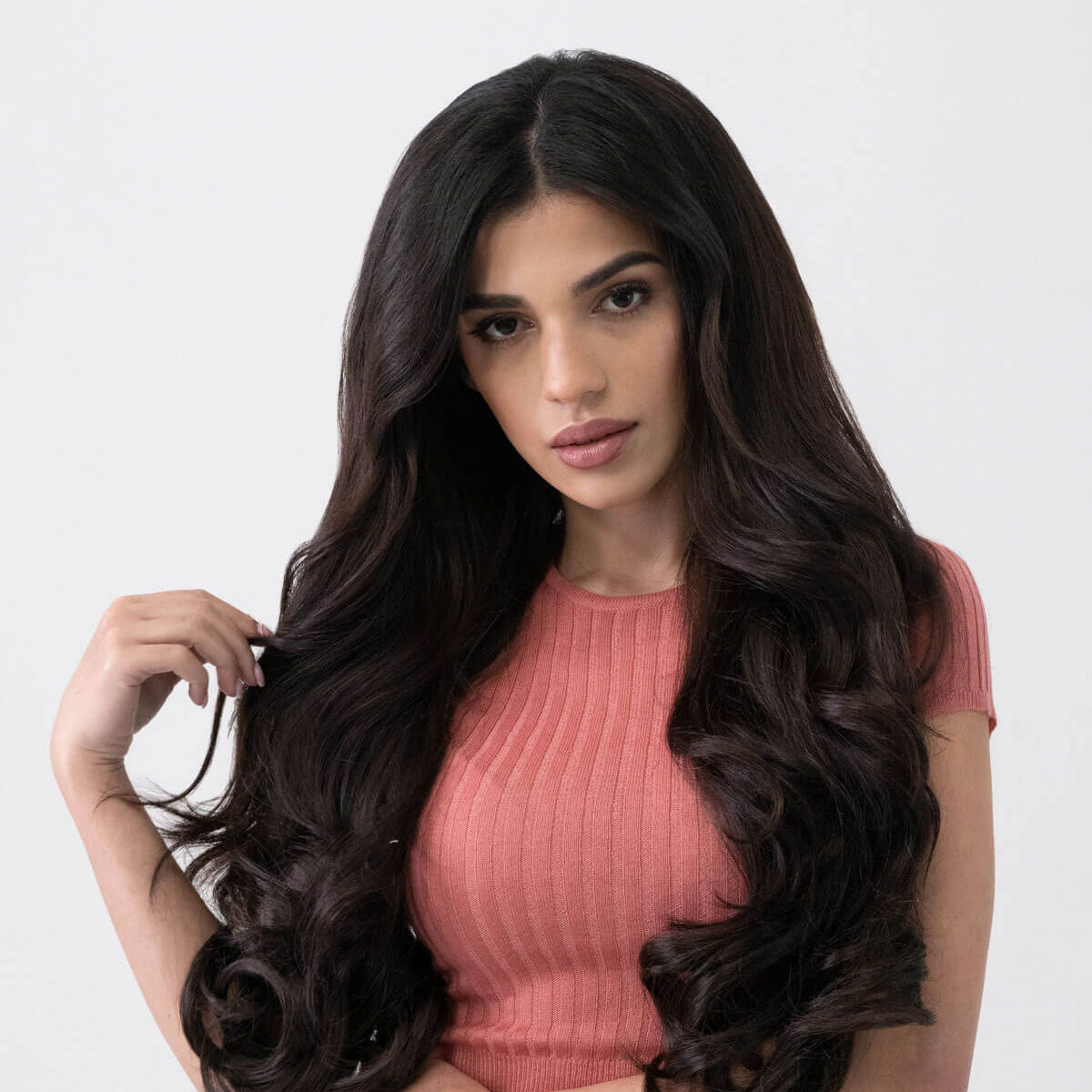 Synthetic hair extensions