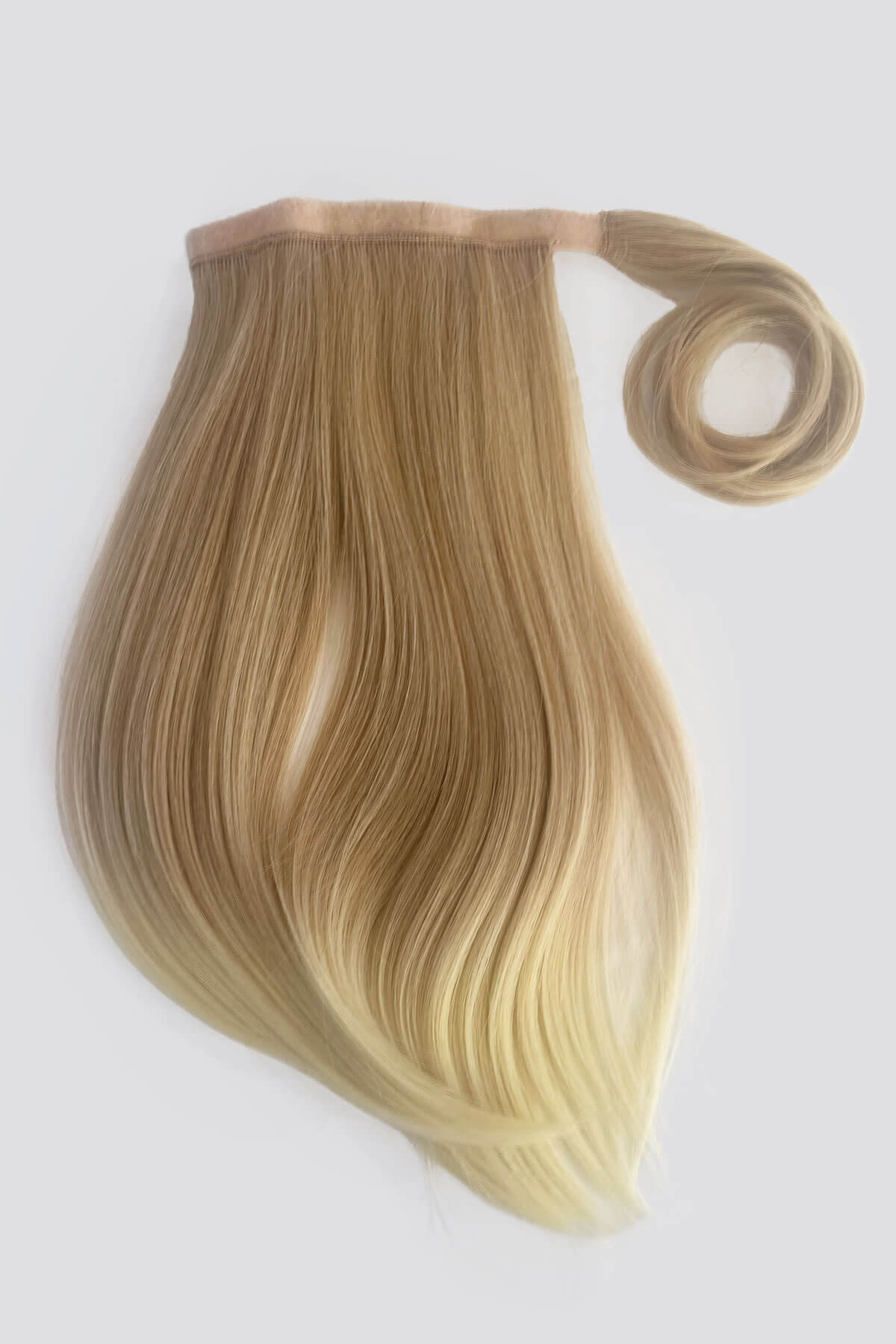 Sleek ponytail extension hairpiece, Flexihair: Jasmin blonde 613T24