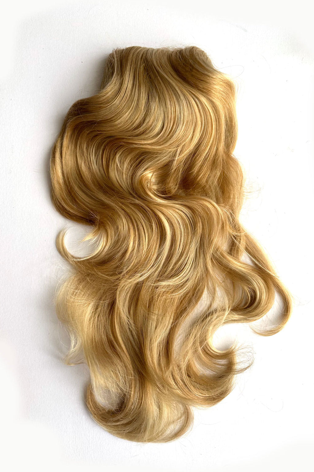 Double volume hairpiece extension: Naomi warm blonde 24BH613