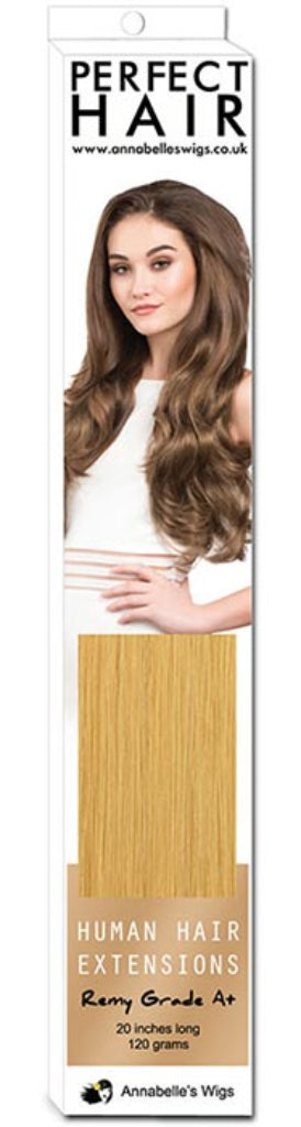 Human Hair Extensions, remy hair 613-18