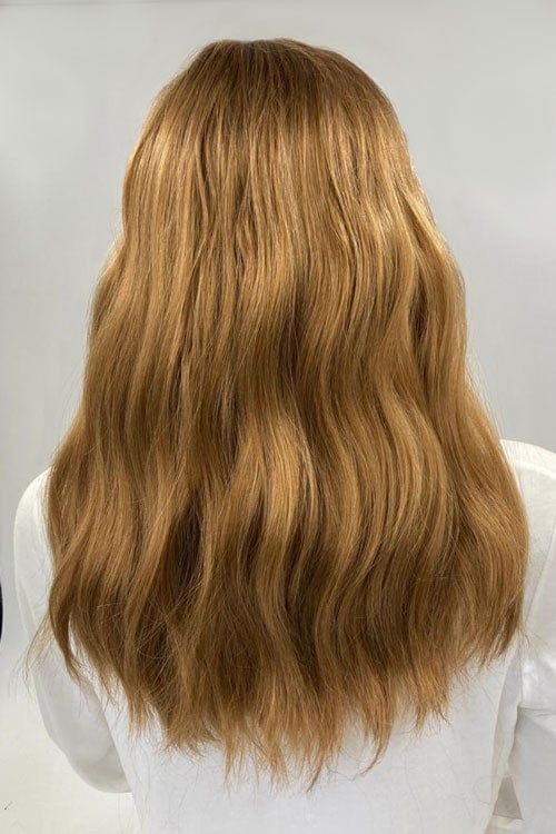 Golden brown wig with long waves: Carmella