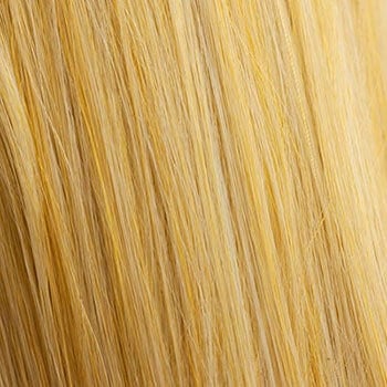 Annabelle's Wigs synthetic wig golden/light blonde Curly blonde half wig hairpiece extension (3/4 wig), long: Meana