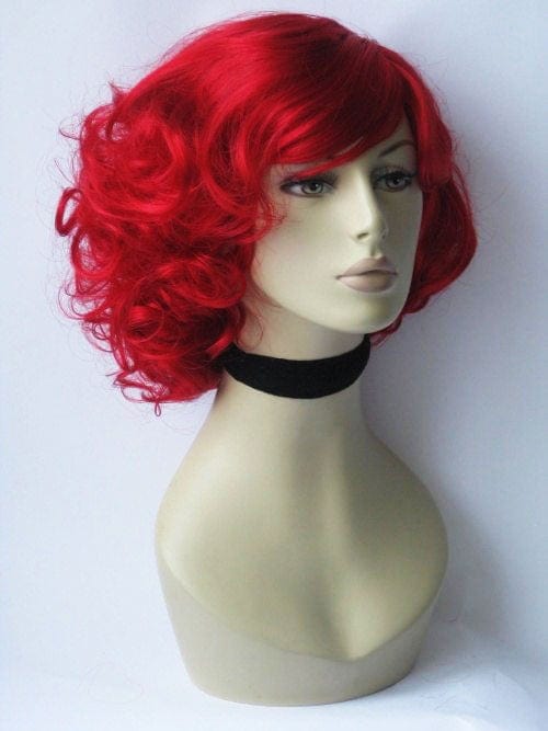 Rihanna style hair, curly red wig, vibrant: Rihanna freeshipping - AnnabellesWigs